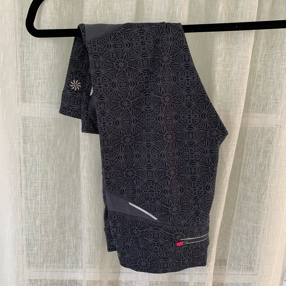 Athleta knee-length stretch workout pants